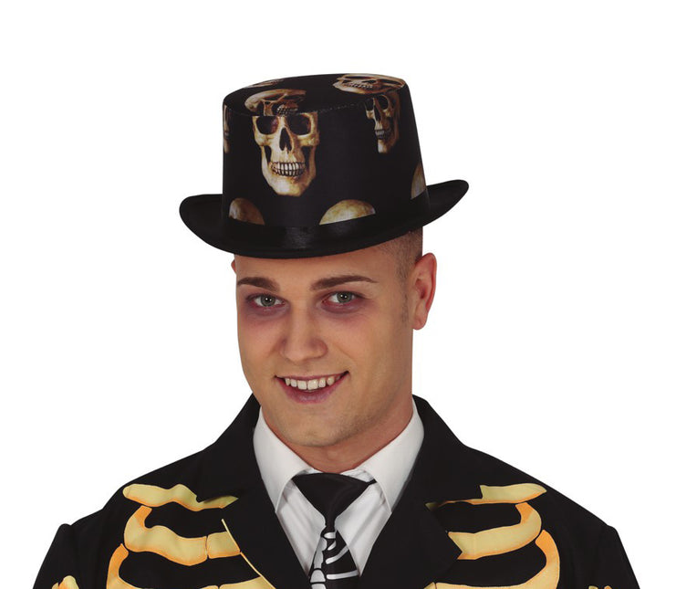 Chapeau crâne d'Halloween