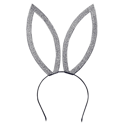 Bandeau argenté oreilles de lapin