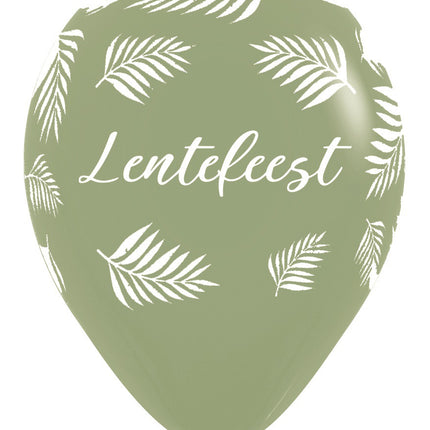 Ballons Festival de printemps Palmiers Eucalyptus 30cm 25pcs