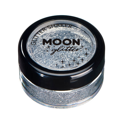 Moon Glitter Classic Fine Glitter Shakers Argent 5g
