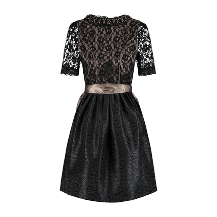 Noir Marron Robe Dirndl Oktoberfest Dames