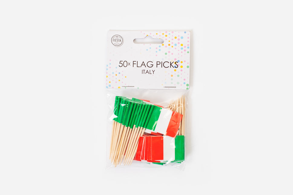 Bâtonnets à cocktail Italie 8cm 50pcs