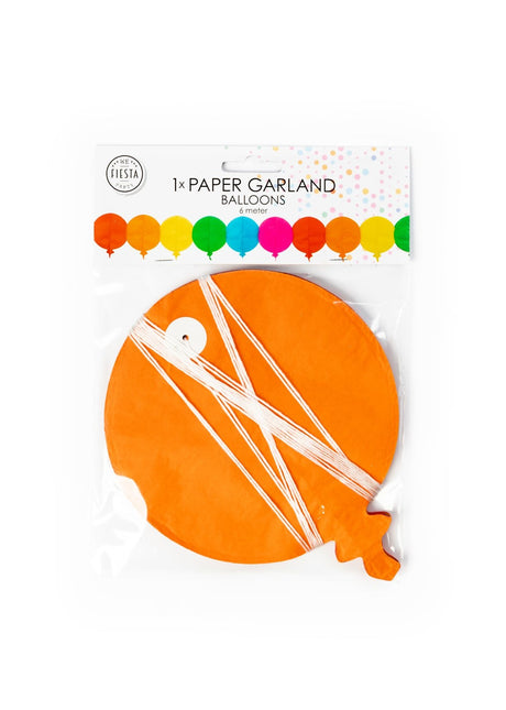 Guirlande de ballons colorés 6m