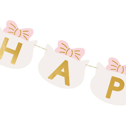 Guirlande de lettres Happy Birthday 2.8m