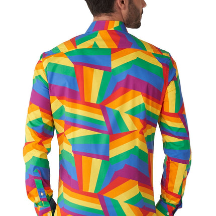 <tc>Zig</tc> Saw Rainbow Shirt Men <tc>OppoSuits</tc>