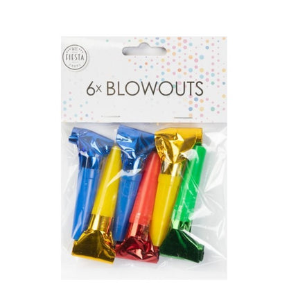 Languettes de rouleau de couleur métallique 6pcs