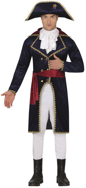 Costume de pirate Bleu Rouge Homme
