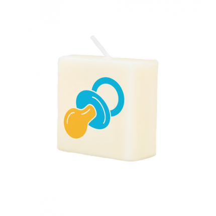 Bougie en forme de lettre Baby Boy 4cm