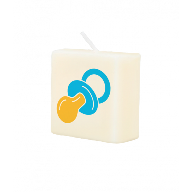 Bougie en forme de lettre Baby Boy 4cm