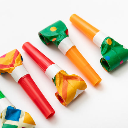 Languettes de rouleau colorées 6pcs