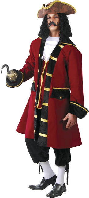 Costume pirate Rouge Bordeaux Hommes