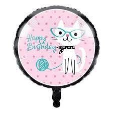 Party Cats Helium Balloon Empty 45cm