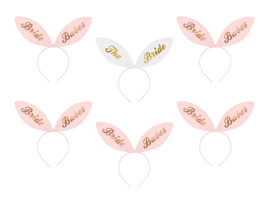 Bandeaux pour cheveux Bride Babes 6pcs