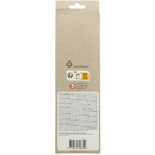 Guirlandes colorées Eco 4m