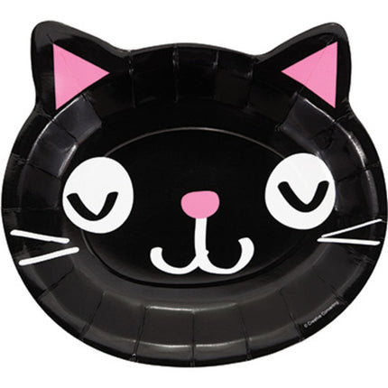 Assiettes colorées pour chats 23cm 8pcs