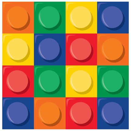 Serviettes Lego 33cm 16pcs