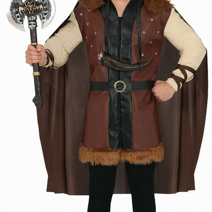 Costume de viking Homme brun