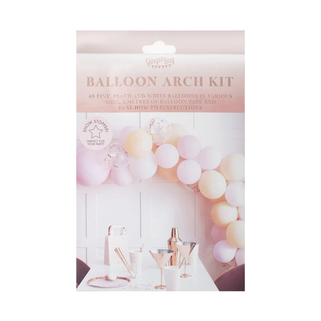 Arche de ballons Pastel