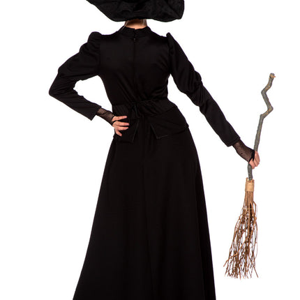 Costume de sorcière d'Halloween Noir