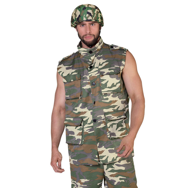 Casque militaire réglable