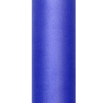 Rouleau de tulle bleu foncé 15cm 9m