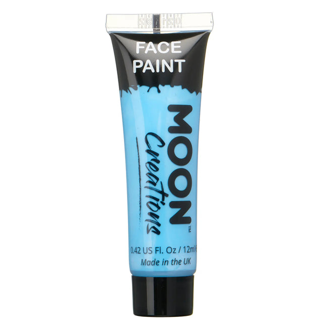 <tc>Moon Creations</tc> Peinture pour le visage Bleu clair 12ml