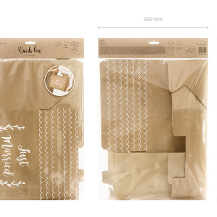 Boîte à enveloppes de mariage 30cm