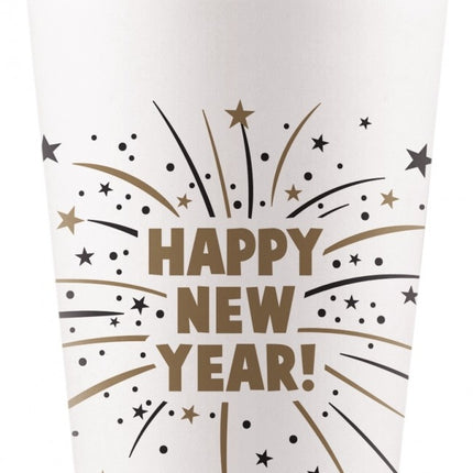Tasses Bonne Année 200ml 8pcs