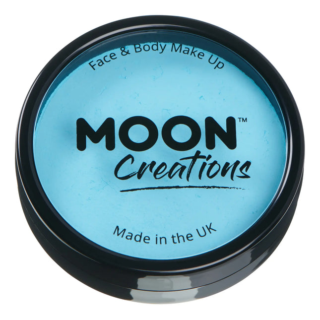 <tc>Moon Creations</tc> Pro Face Paint Cake Pots Light Blue 36g