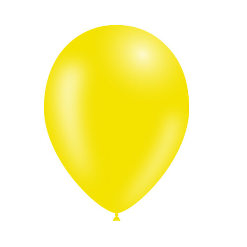 Ballons jaune clair 25cm 10pcs