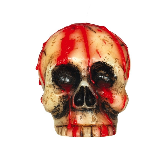 Bougie d'Halloween Bloody Skull 10cm