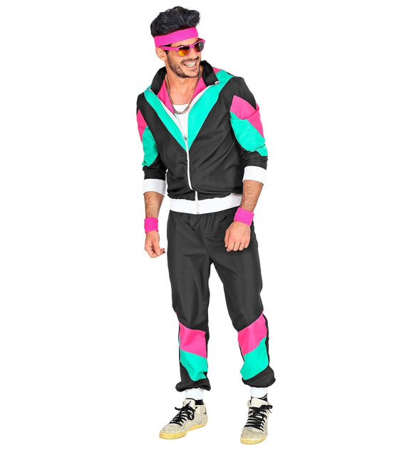 Survêtement Neon 80S Faulty Noir