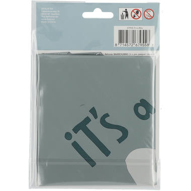 Ballon à l'hélium Heart It's A Boy Bleu Vide 45cm