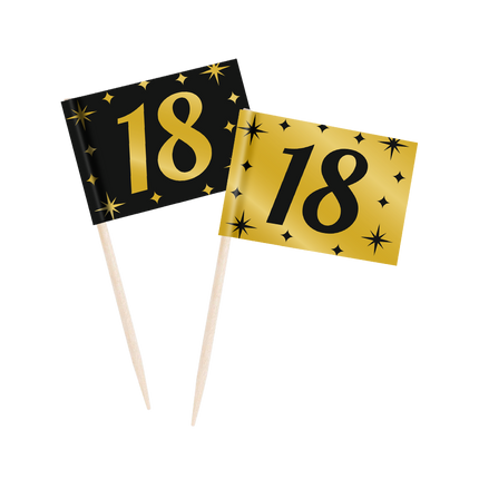 Bâtons à cocktail 18 ans 6.5cm 50pcs