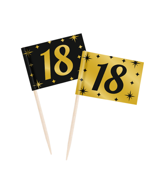 Bâtons à cocktail 18 ans 6.5cm 50pcs