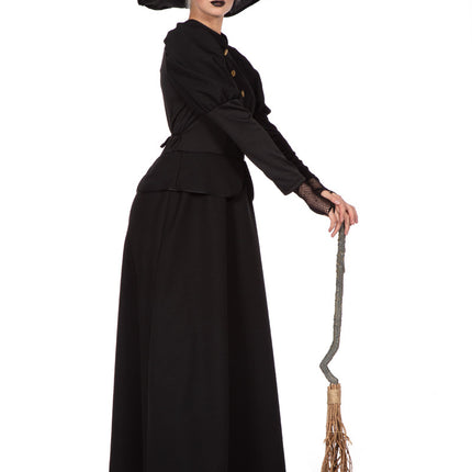 Costume de sorcière d'Halloween Noir