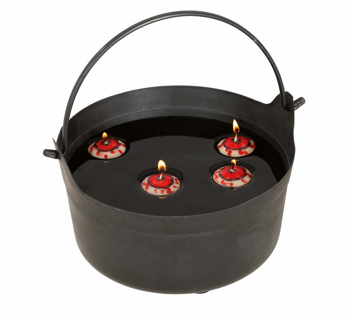 Décoration de table pour Halloween Bougies à œil flottant