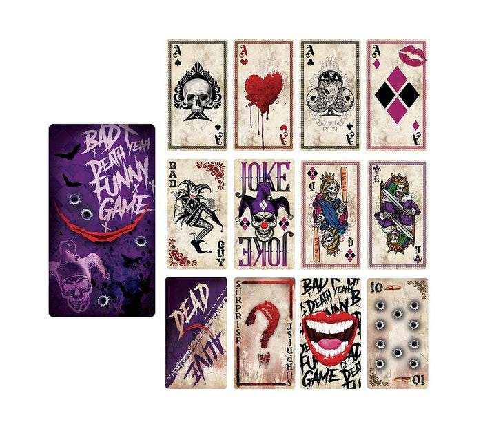Jeu de cartes d'Halloween Joker 20cm