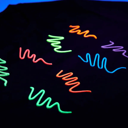 Moon Glow Peinture pour tissu phosphorescente rose 30ml