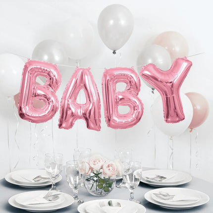 Ballon de baudruche Baby Pink 35cm