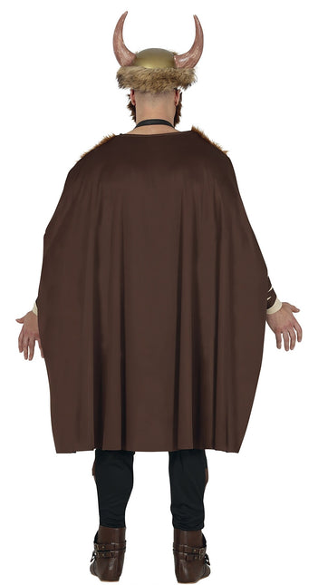 Costume de viking Homme brun