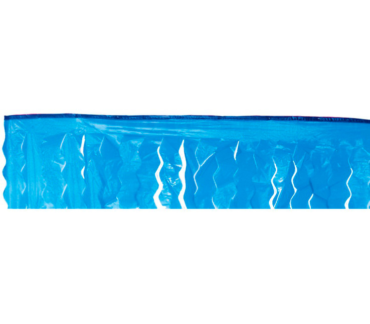 Guirlande de franges bleues 25m
