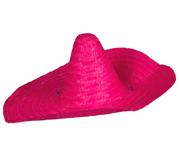 Chapeau mexicain rose