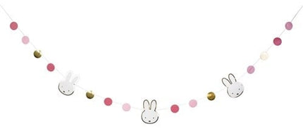 Guirlande Miffy rose clair 3m