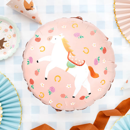 Ballon à l'hélium vide pour chevaux 45cm