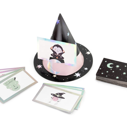 Jeu de cartes d'Halloween Qui suis-je ? 46 pièces