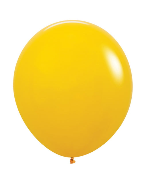 Ballons de baudruche jaune miel 45cm 25pcs