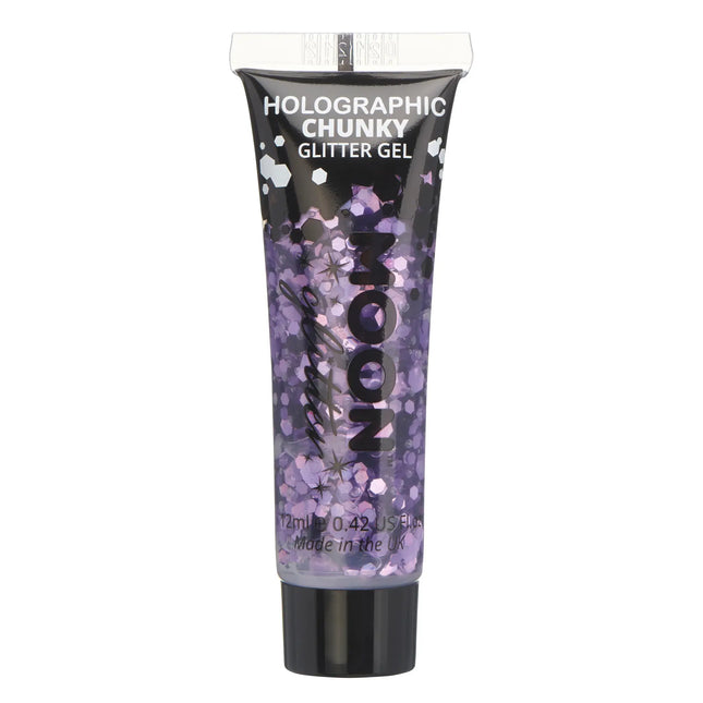 Moon Glitter Gel pailleté holographique violet 12ml