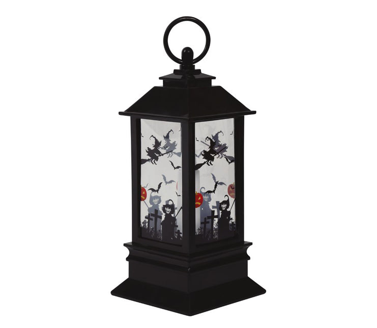 Bougie lanterne d'Halloween 18x9cm