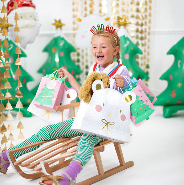 Sac cadeau sapin de Noël 20cm